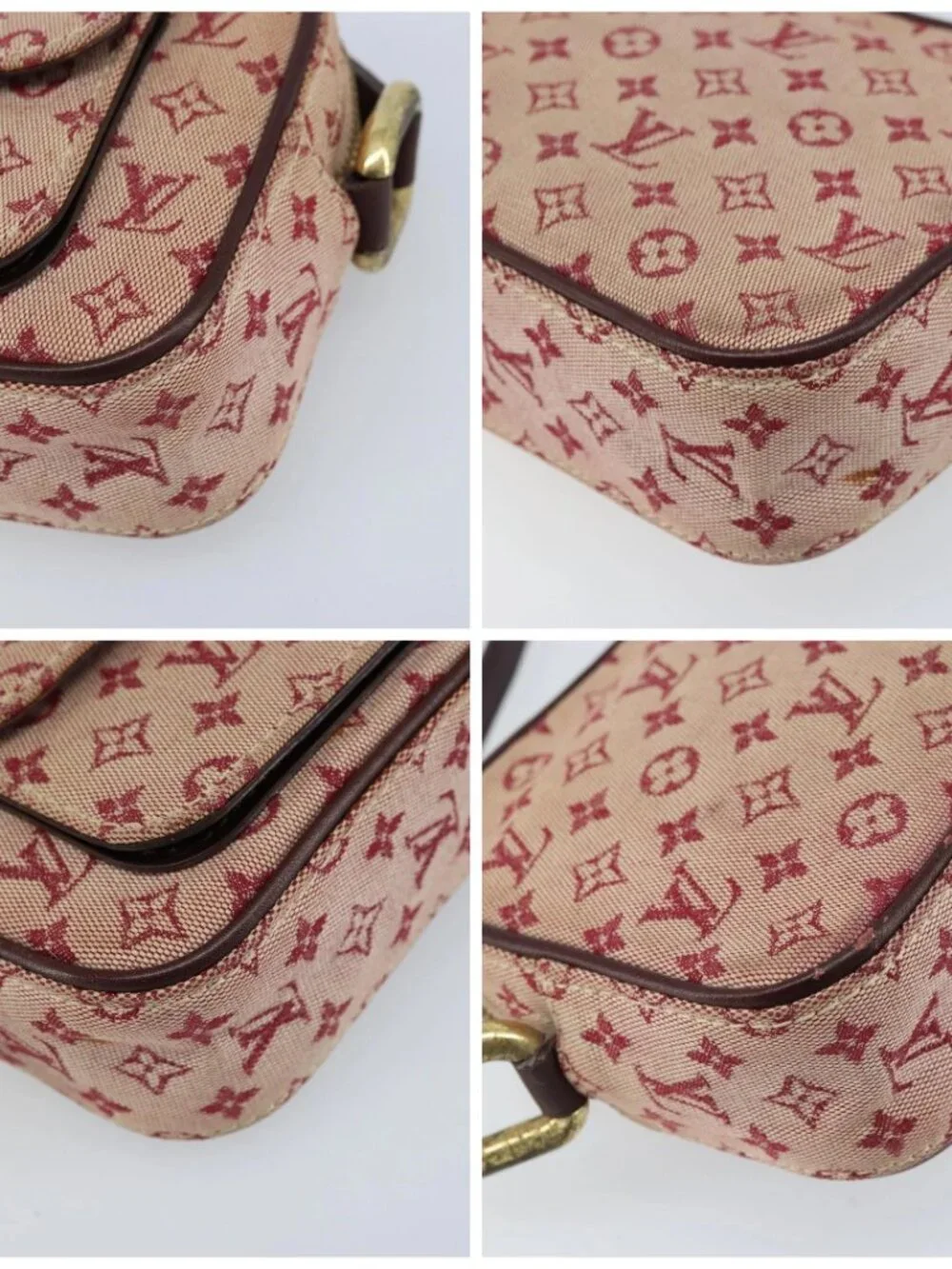 LOUIS VUITTON Monogram Mini Juliet MM Shoulder Bag Red M92219 LV Auth BA10930 - Picture 14 of 16